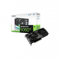 Видеокарта PNY GeForce RTX 5060 Ti 16GB GDDR7 Dual Fan (3xDP, 1x HDMI), VCG5060T16DFXPB1 Видеокарта PNY GeForce RTX 5060 Ti 16GB GDDR7 Dual Fan (3xDP, 1x HDMI), VCG5060T16DFXPB1